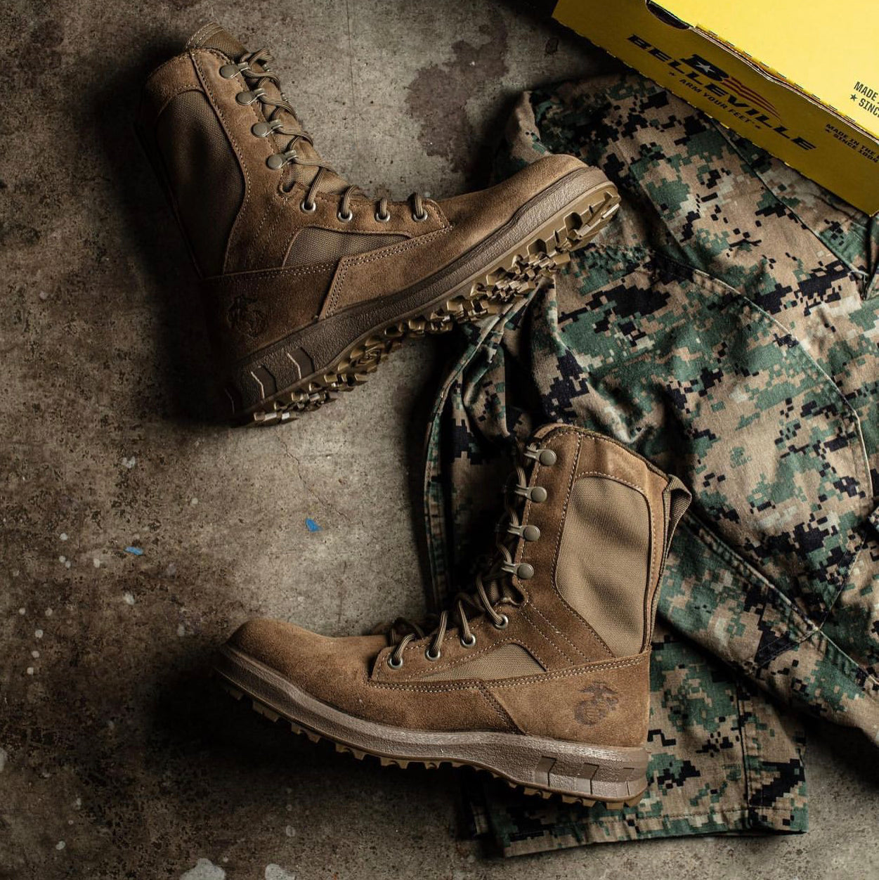BELLEVILLE 510 MEF / Ultralight Marine Corps Combat Boots (EGA)