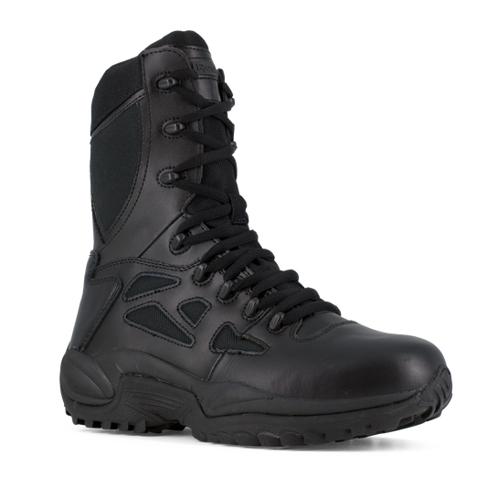 Reebok Rapid Response 8" Stealth Boots with Side Zipper - RB888