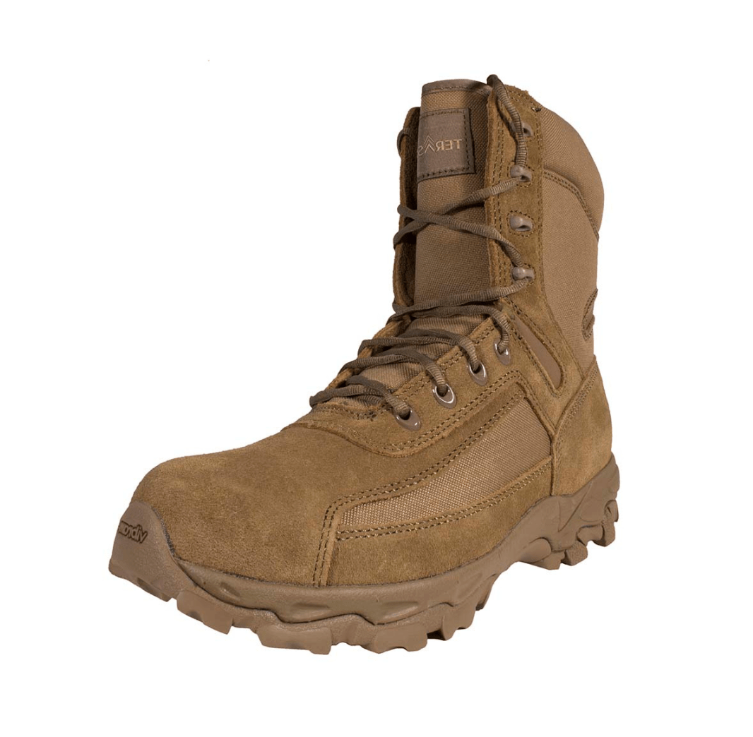 MCRAE 8" Terassault Freedom Articulated Coyote Leather Boots - CombatFootwear.com