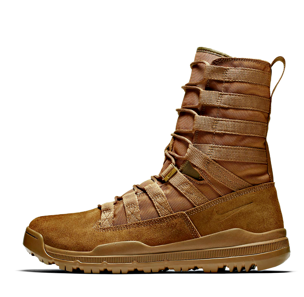 NIKE SFB B1 LEATHER TACTICAL BOOTS COYOTE SIZE 9 BRAND NEW