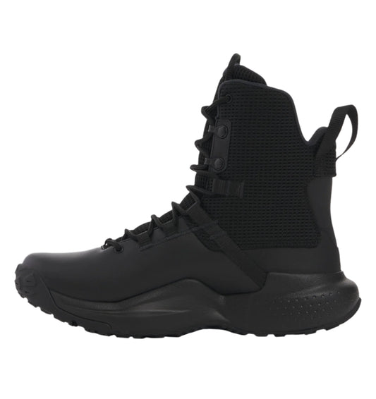 Under Armour Stellar Black Tactical Boots, Side Profile