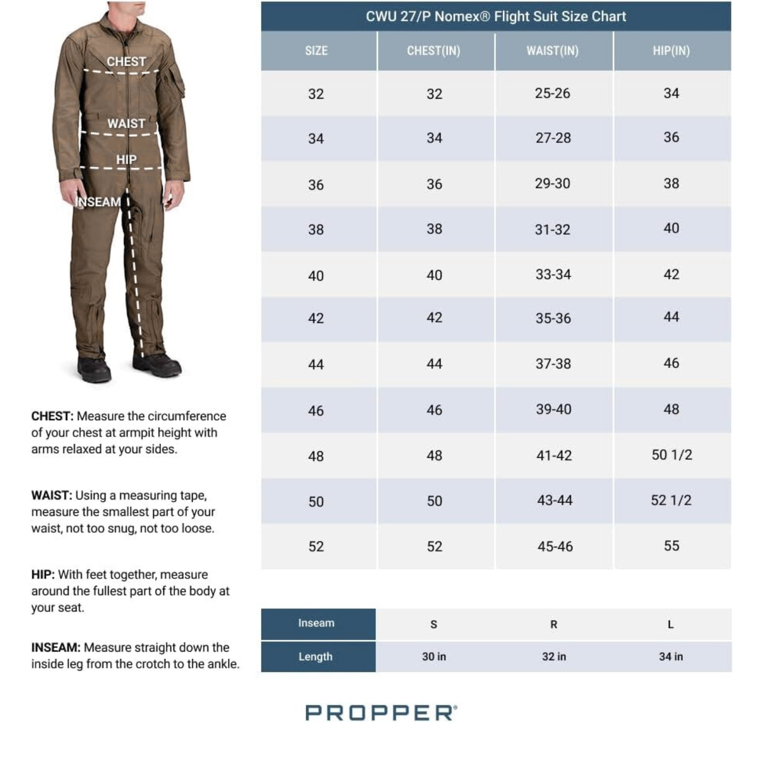 Propper CWU 27/P Nomex Flight Suit | Air Force Tan | F5115 ...