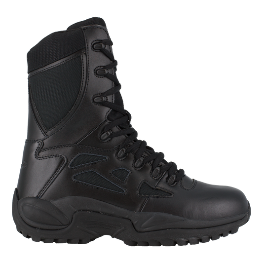 Reebok Rapid Response 8" Stealth Boots with Side Zipper - RB888