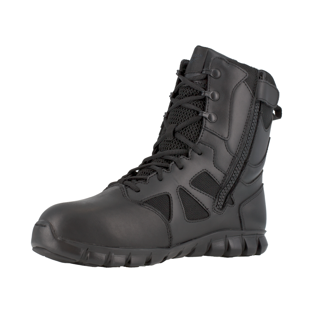 Reebok Sublite Cushion 8" Tactical Waterproof Boots with Side Zipper - RB8807