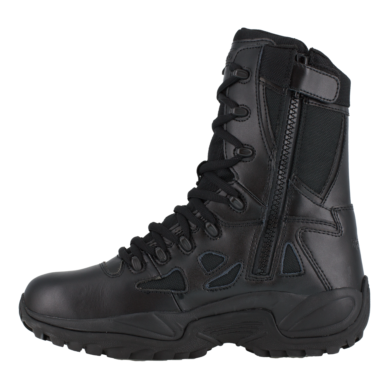 Reebok Rapid Response 8" Stealth Boots with Side Zipper - RB888