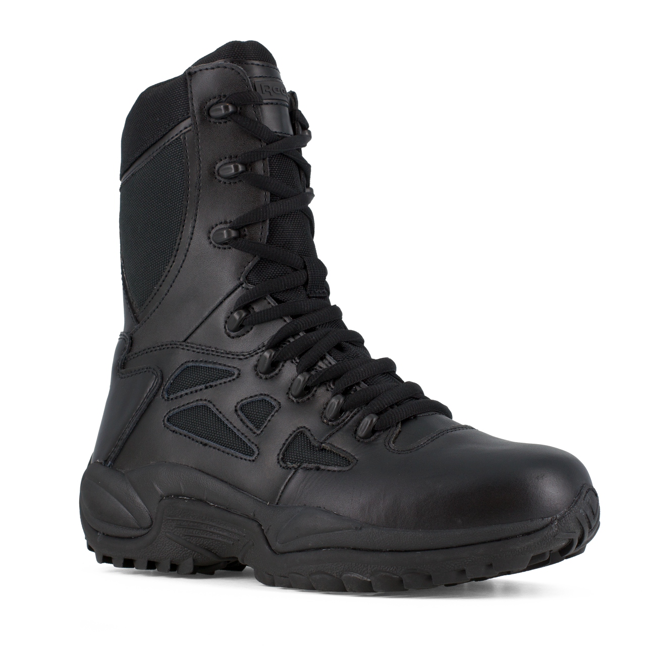 Reebok Rapid Response 8" Stealth Boots with Side Zipper - RB888