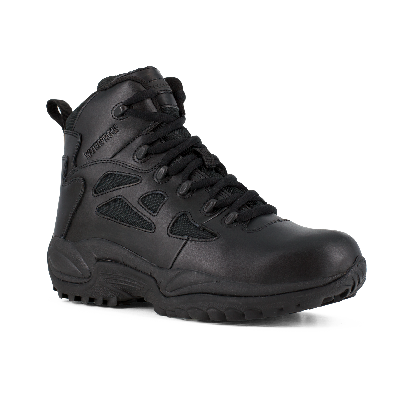 Reebok Rapid Response 6" Stealth Waterproof Boots with Side Zipper - RB8688