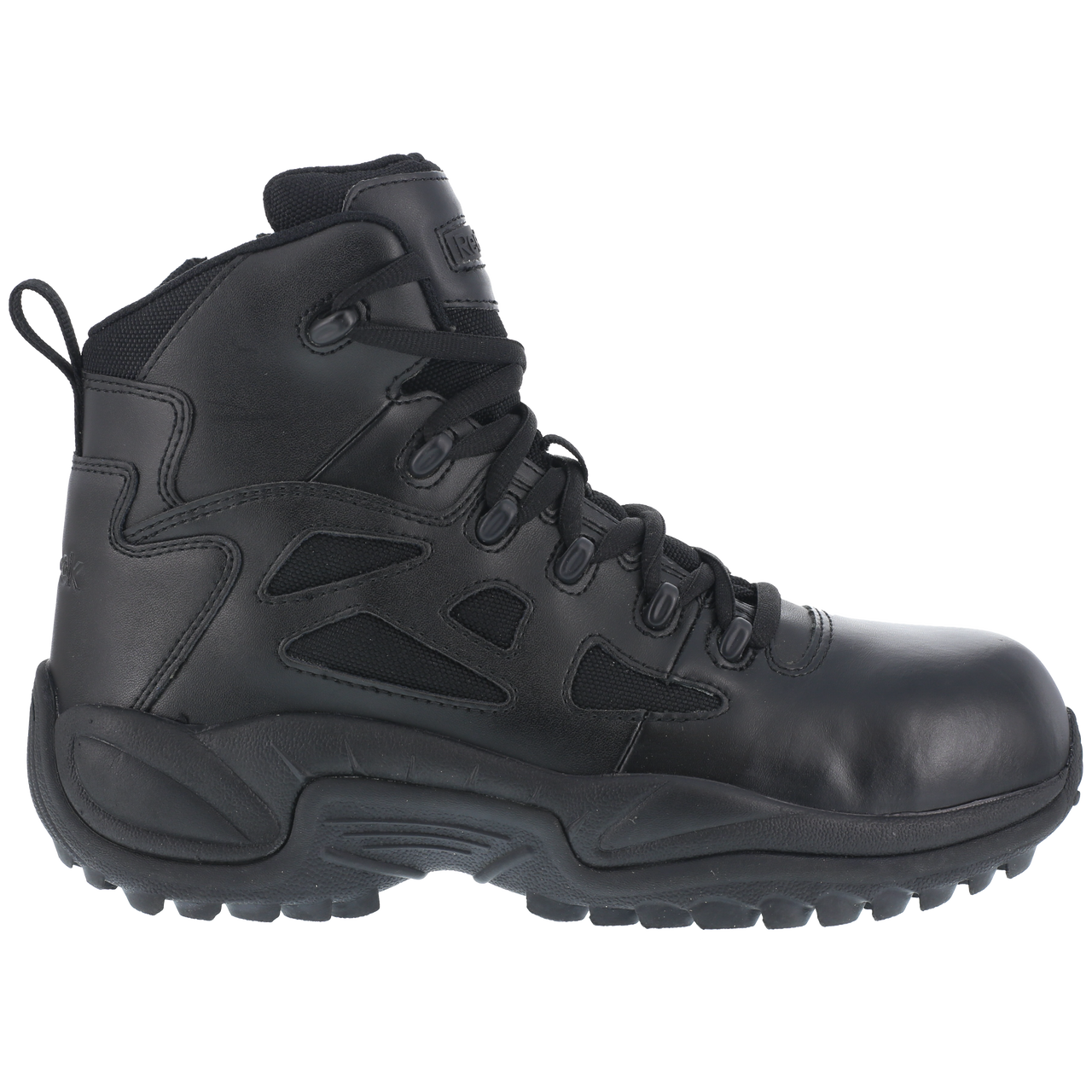 Reebok Rapid Response 6" Stealth Boots with Side Zipper - RB8674