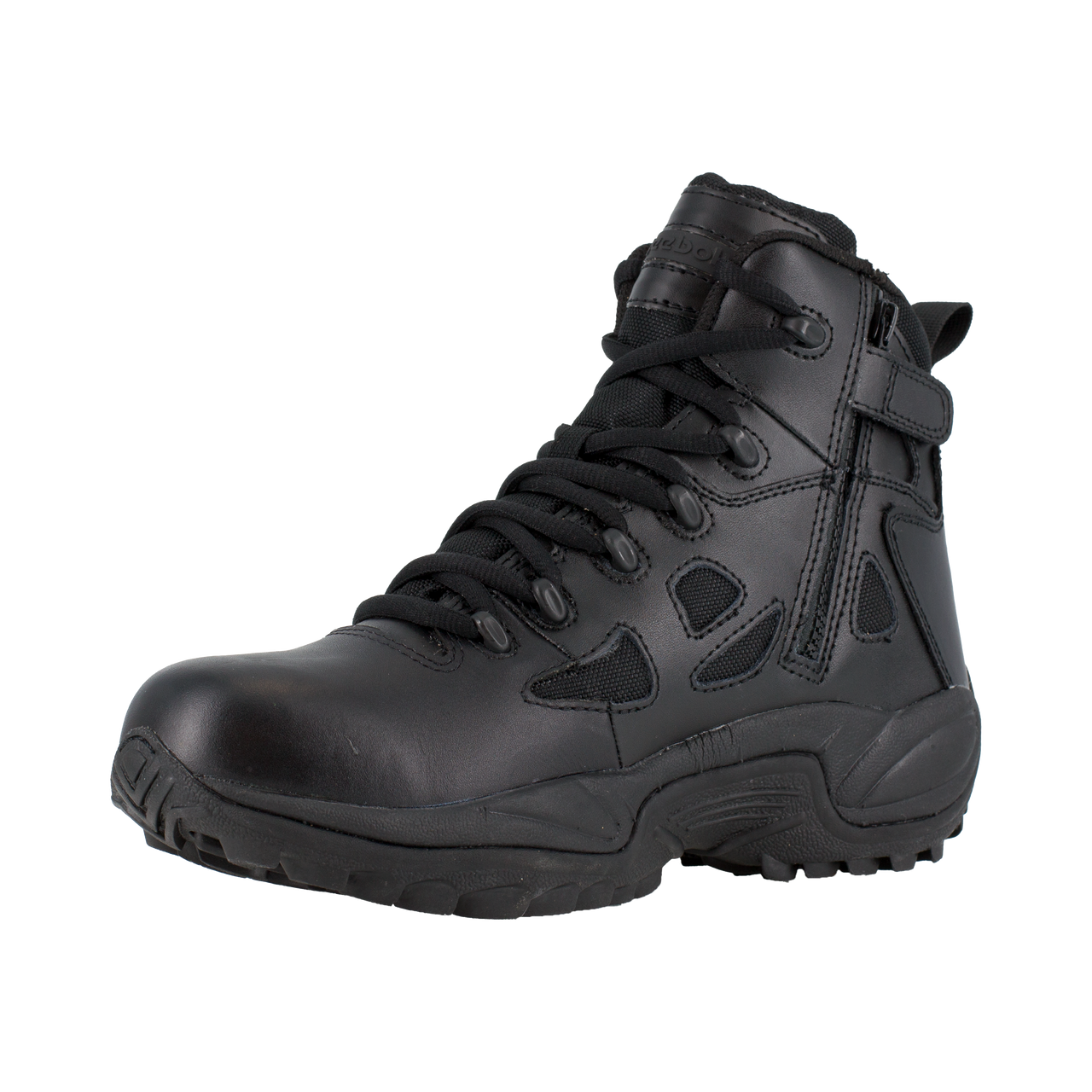 Reebok Rapid Response 6" Stealth Boots with Side Zipper - RB8678