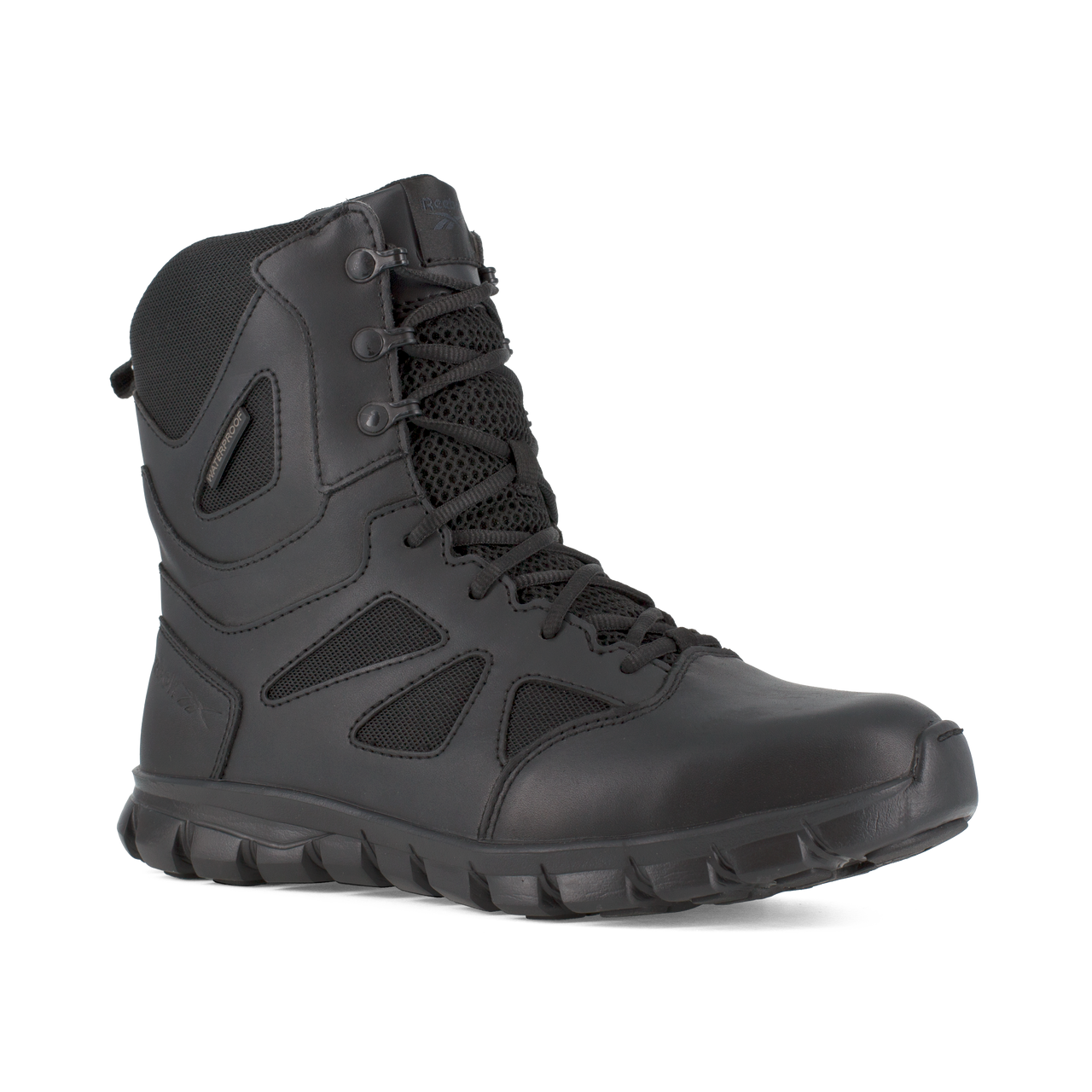 Reebok Sublite Cushion 8" Tactical Waterproof Boots with Side Zipper - RB8806
