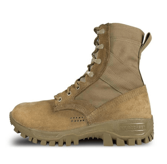 MCRAE Ultra - Light T2 Agress Coyote Leather Tactical Boots - CombatFootwear.com