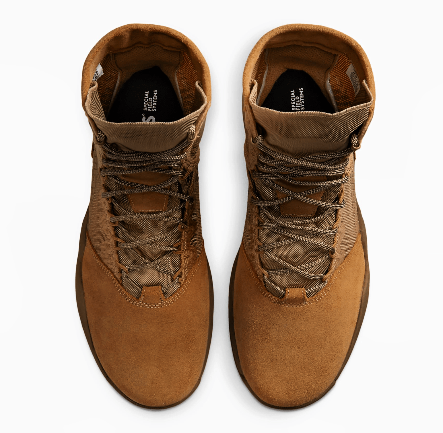 Nike SFB B1 Coyote Brown Leather Military Boots - CombatFootwear.com