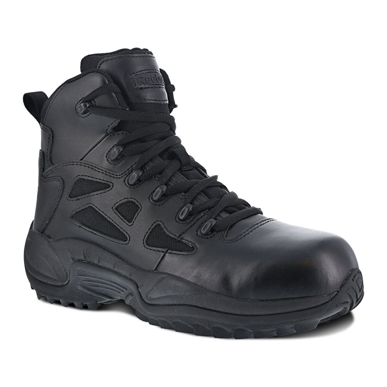 Reebok Rapid Response 6" Stealth Boots with Side Zipper - RB8674