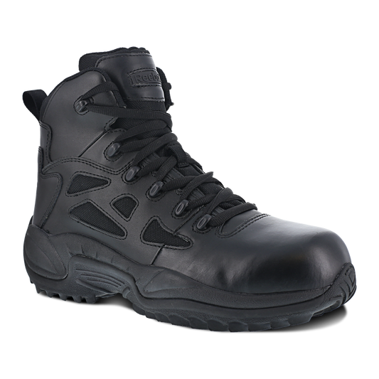 Reebok Rapid Response 6" Stealth Boots with Side Zipper - RB8674