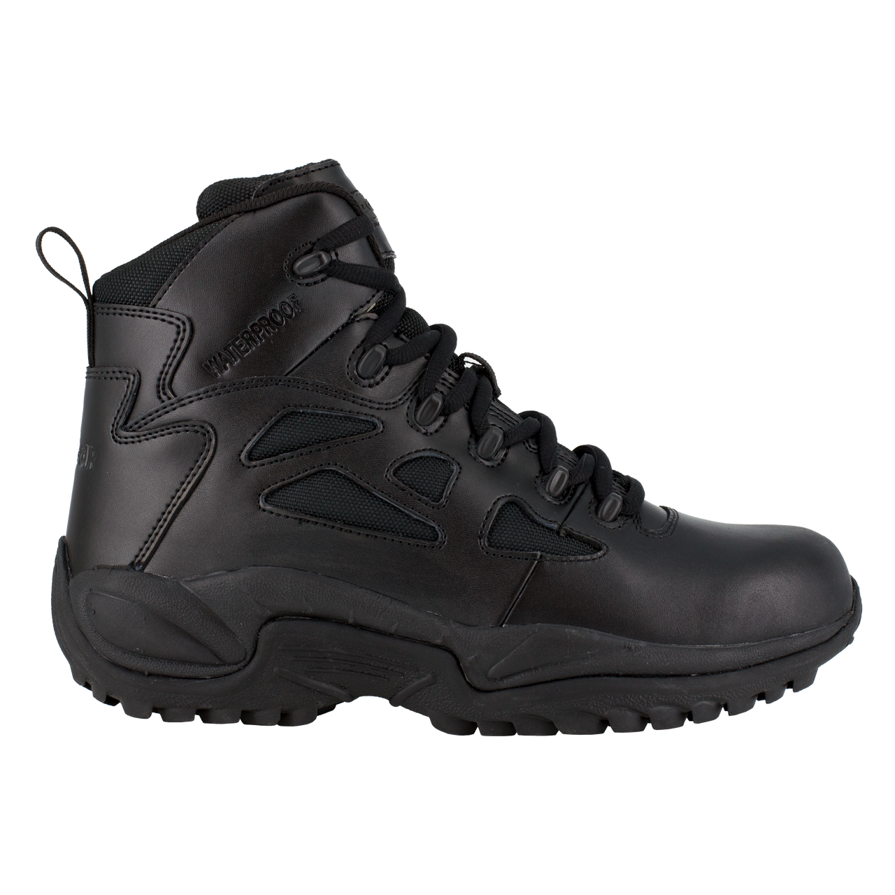 Reebok Rapid Response 6" Stealth Waterproof Boots with Side Zipper - RB8688