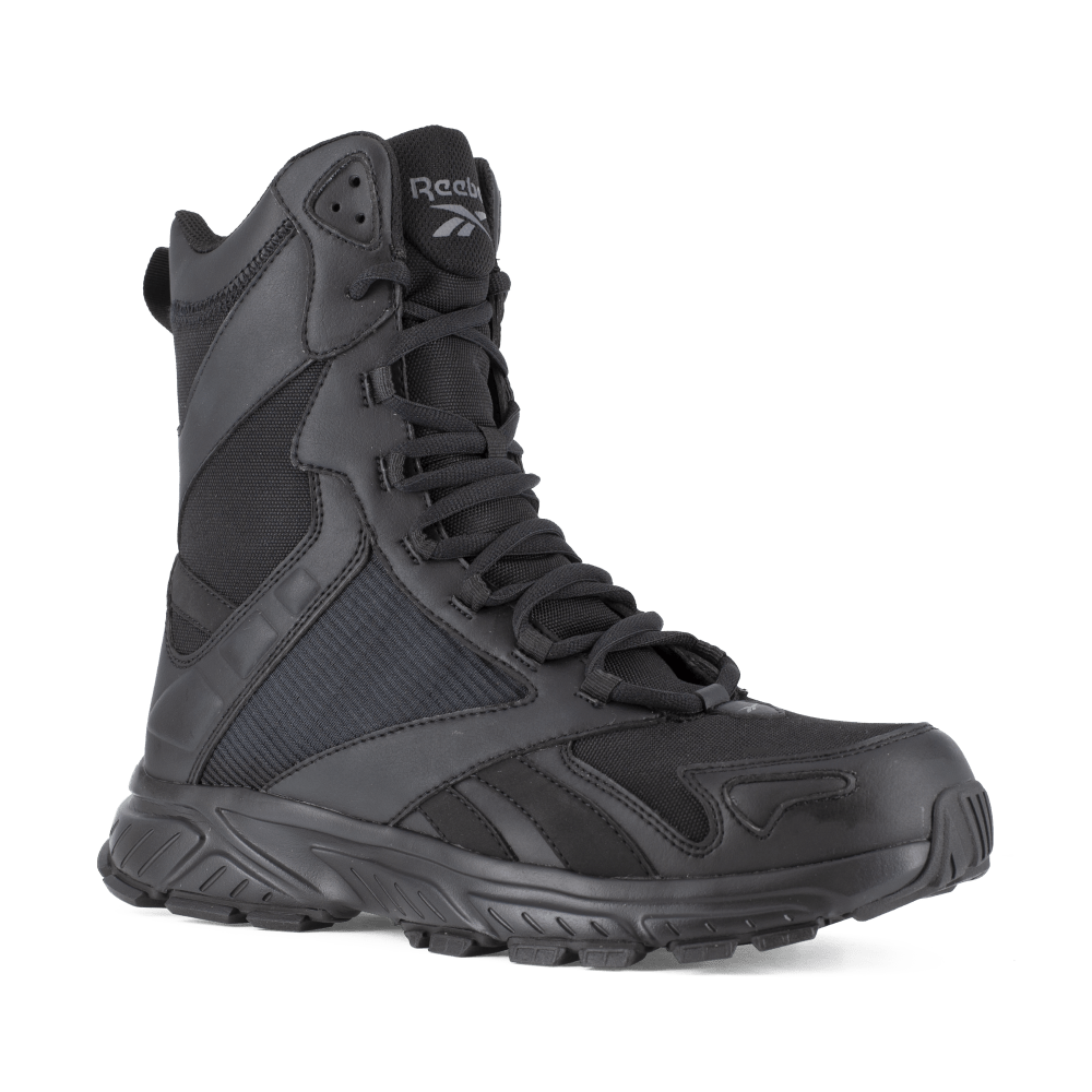 REEBOK HYPERIUM 8" TRAIL RUNNING BLACK TACTICAL BOOTS RB6655 - CombatFootwear.com