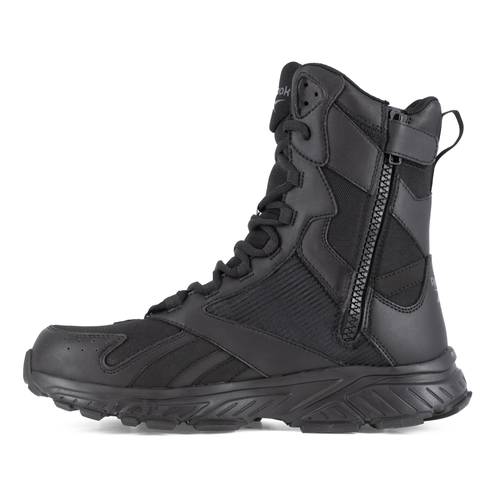 REEBOK HYPERIUM 8" TRAIL RUNNING BLACK TACTICAL BOOTS RB6655 - CombatFootwear.com