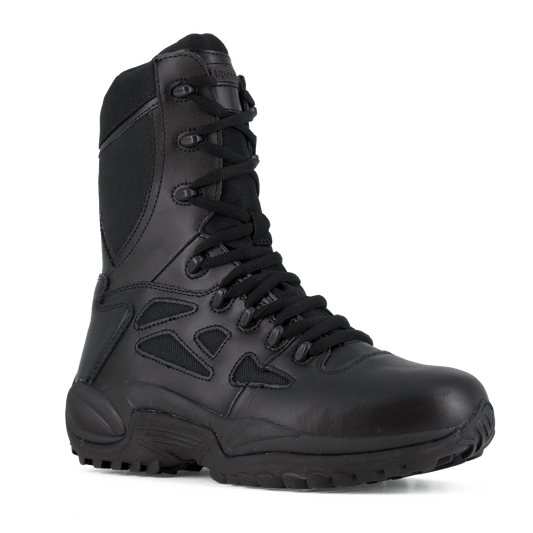 Reebok Rapid Response 8" Stealth Boots with Side Zipper - RB8875 - CombatFootwear.com