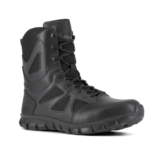 Reebok Sublite Cushion 8" Tactical Boots with Side Zipper - RB8805 - CombatFootwear.com