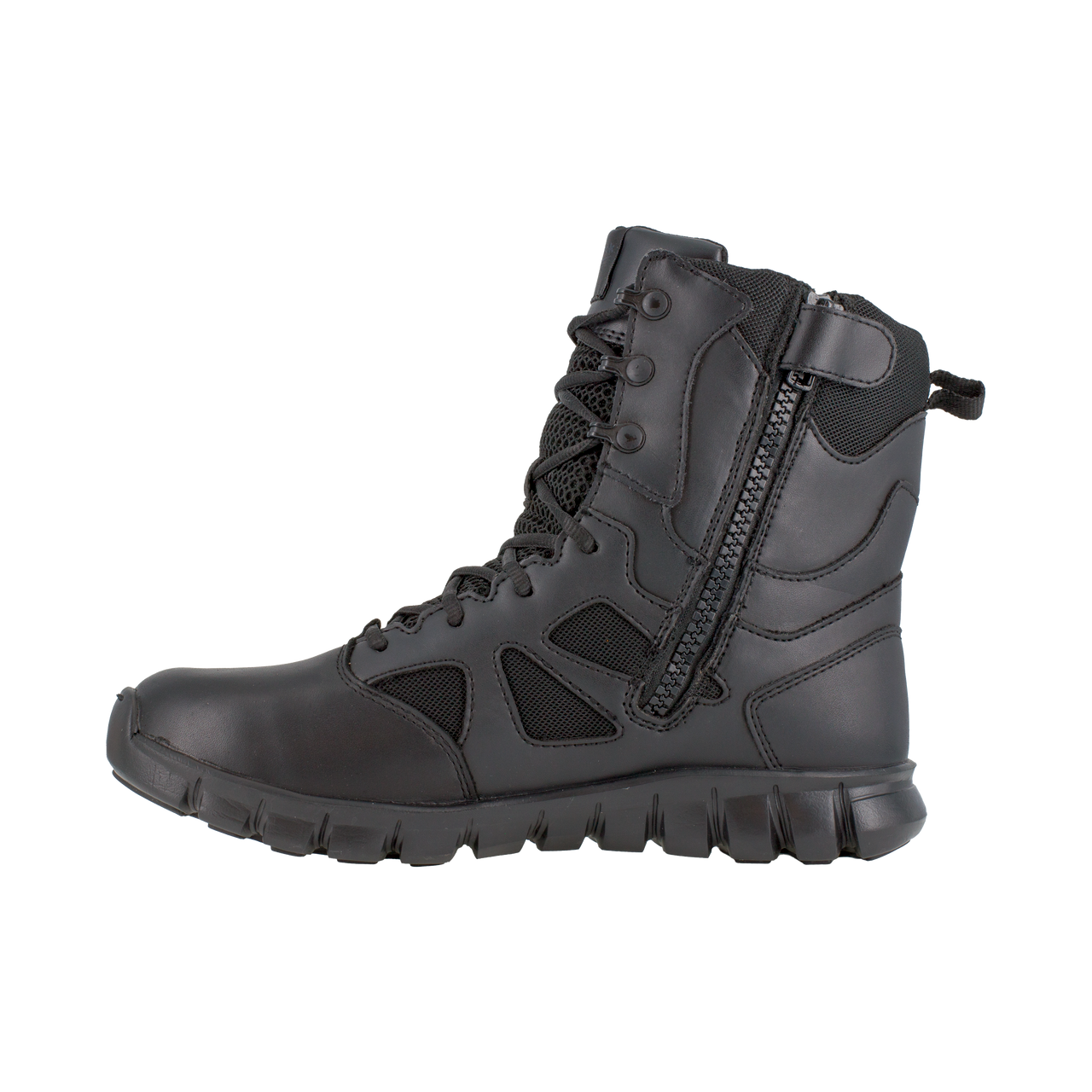 Reebok Sublite Cushion 8" Tactical Waterproof Boots with Side Zipper - RB8806