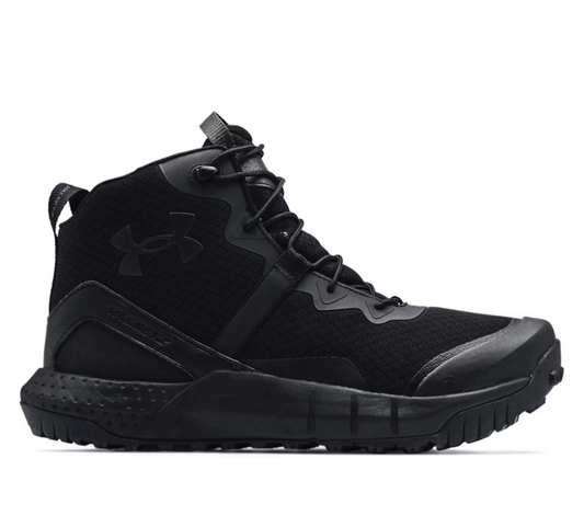UA Micro G® Valsetz Mid Side-Zip Black Tactical Boots