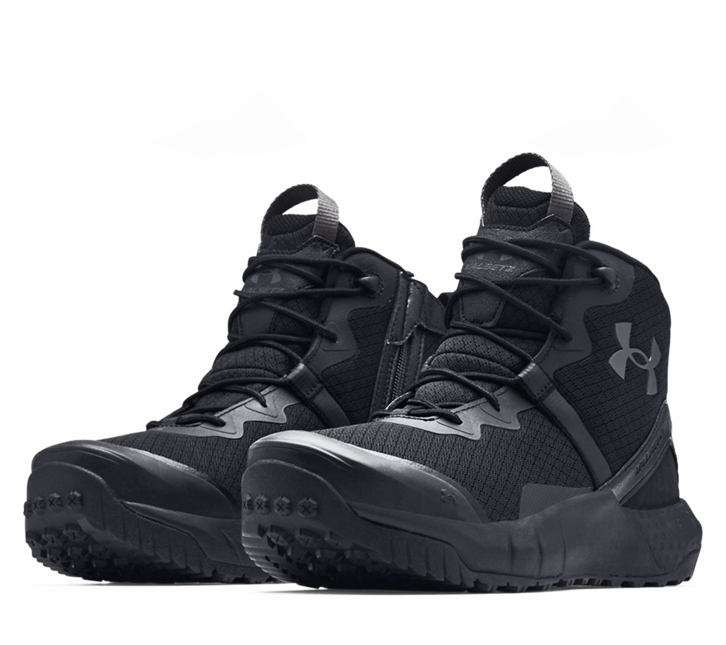 Under Armour Micro G® Valsetz Mid Side-Zip Black Tactical Boots