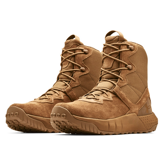 Under Armour Micro G Valsetz Coyote Leather Military Boots