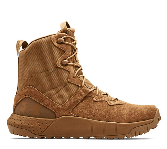 Under Armour Micro G Valsetz Coyote Leather Military Boots