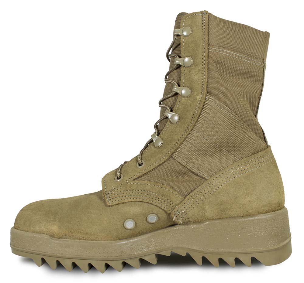 MCRAE Hot Weather Coyote Ripple Sole Combat Boots