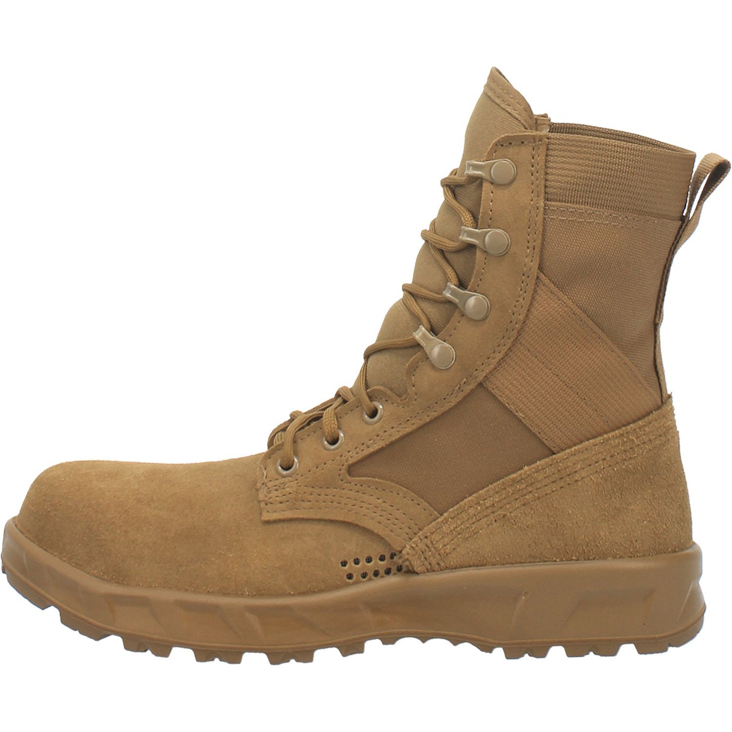 MCRAE T2 Ultra Light Hot Weather Steel-Toe Coyote Leather Combat Boots