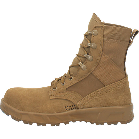 MCRAE T2 Ultra Light Hot Weather Steel-Toe Coyote Leather Combat Boots